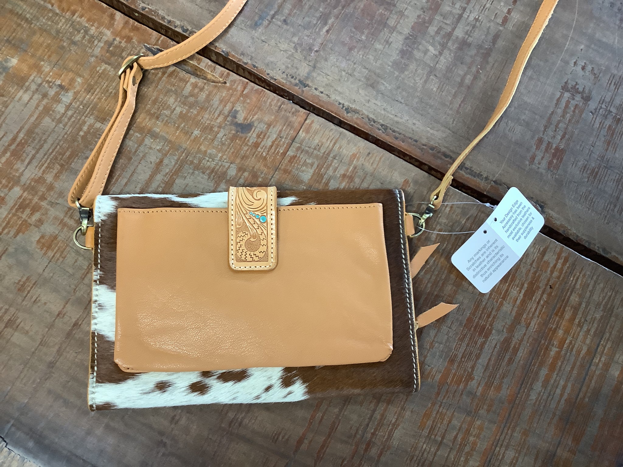 AB-86-01 Cowhide Sunflower Wallet/Handbag