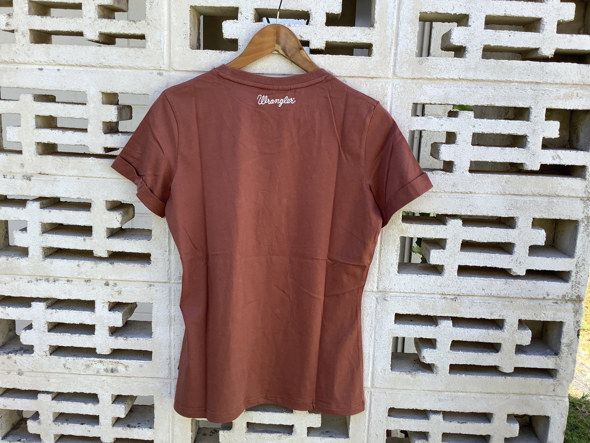 Wrangler Ladies Layla Short Sleeve Tee Copper