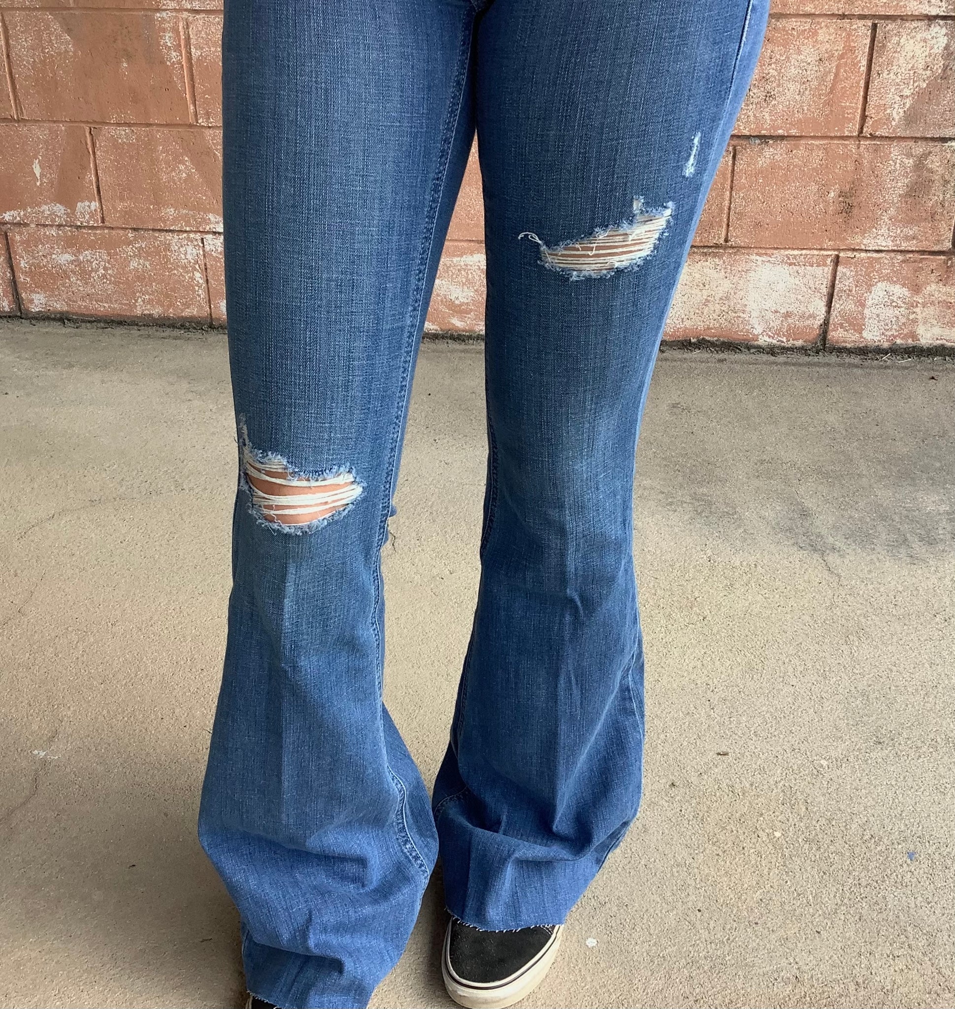 10051612 Ariat Ladies High Rise Flare Regular Leg - Jazmine Ombre
