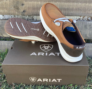 10053819 Ariat Men's Hilo Buckeye H20 - Sunset Wheat/Dark Coffee