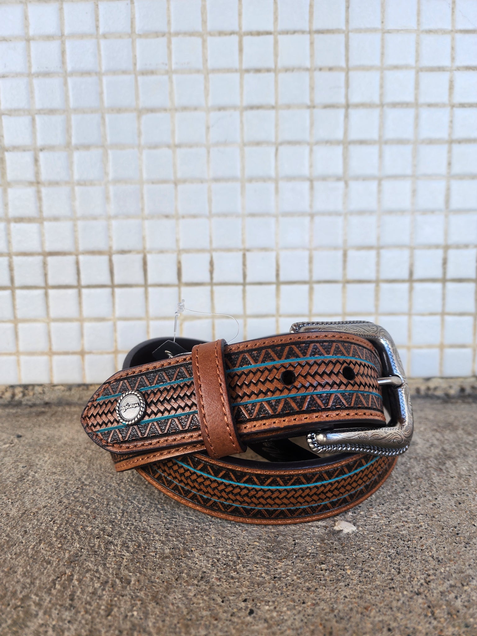 X4W1945BLT REECE BELT WRANGLER MENS BELT