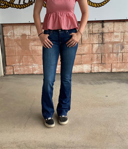10051607 Ariat Ladies Mid Rise Bootcut Long Leg - Ariana Athena