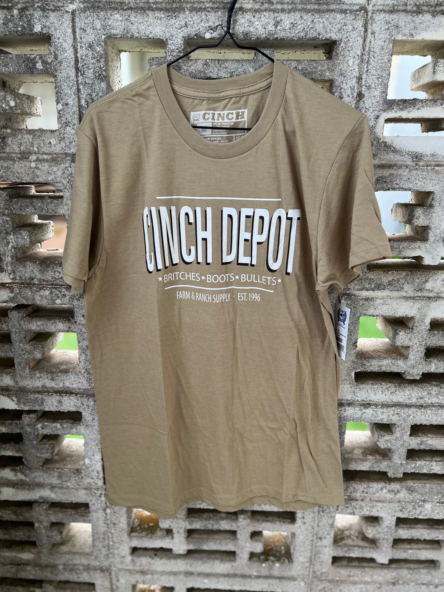MTT1690594 Cinch Mens Tee Khaki