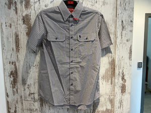 T5S1110041 Thomas Cook Mens Will 2 Pocket S/S Shirt Navy/Tan