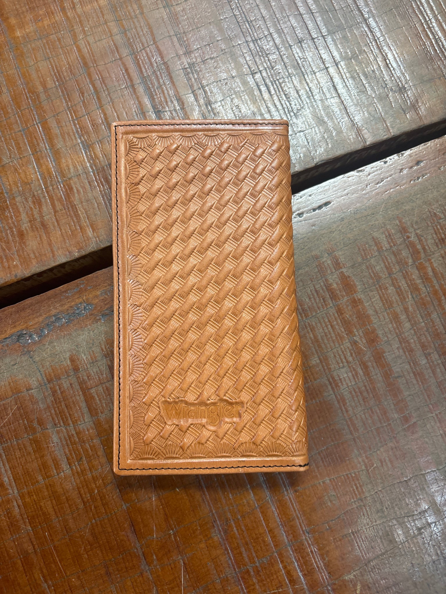 Wrangler Sawyer Rodeo Wallet Tan/Black