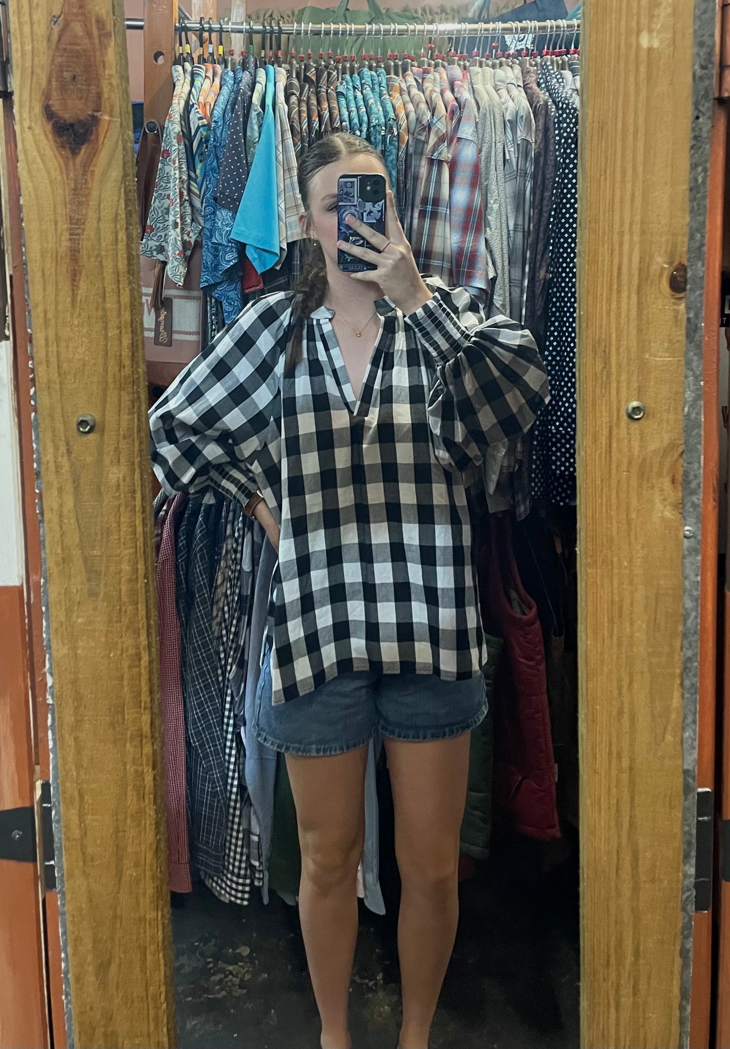 KL893 Kiik Luxe L/S Check