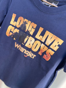 X3S3557845 Wrangler Boys Payne S/S Tee Navy
