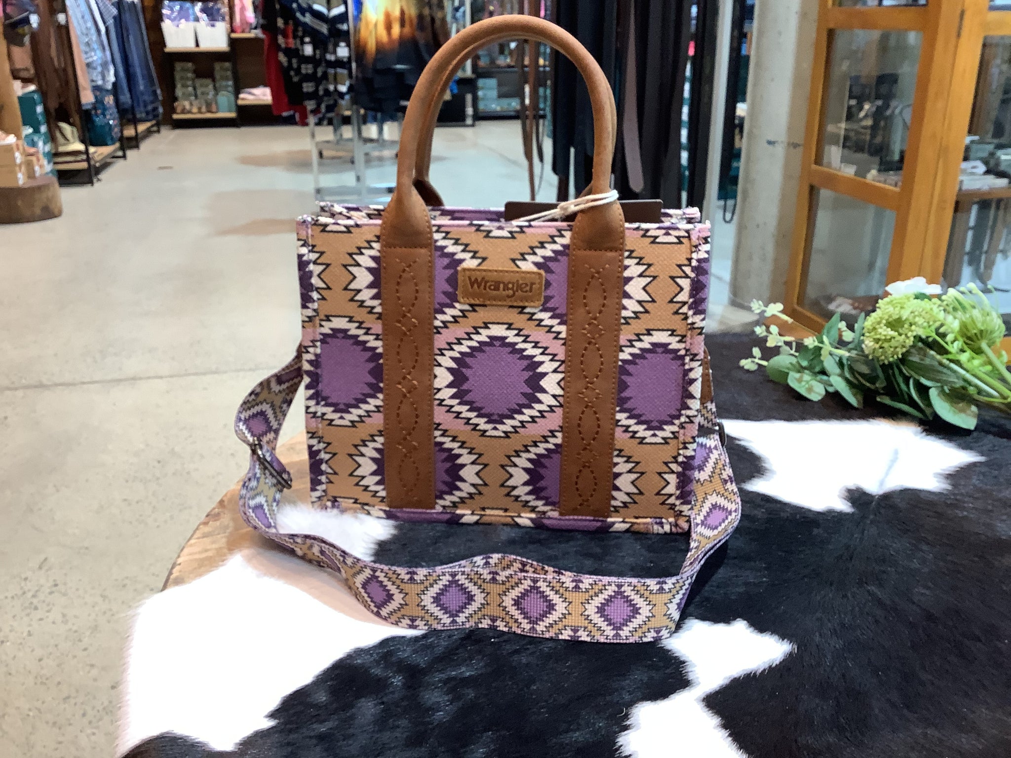 X5S2945BAG Wrangler Southwestern Inez Crossbody Bag Purple