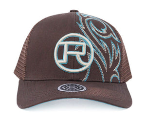 3-077-0501-0802 Roper Truckers Cap Brown
