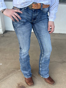 Cowgirl Tuff Ladies Dynamo Bootcut Jeans 35" Leg