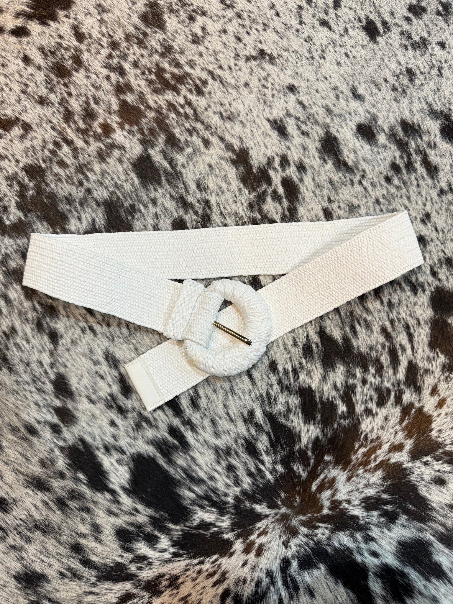 IW50015 Wrapped Halfmoon Elastic Straw Belt