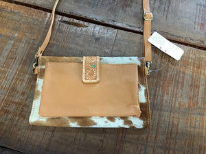 AB-86-02 Cowhide Sunflower Wallet/Handbag