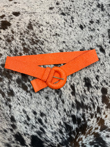 IW50015 Wrapped Halfmoon Elastic Straw Belt