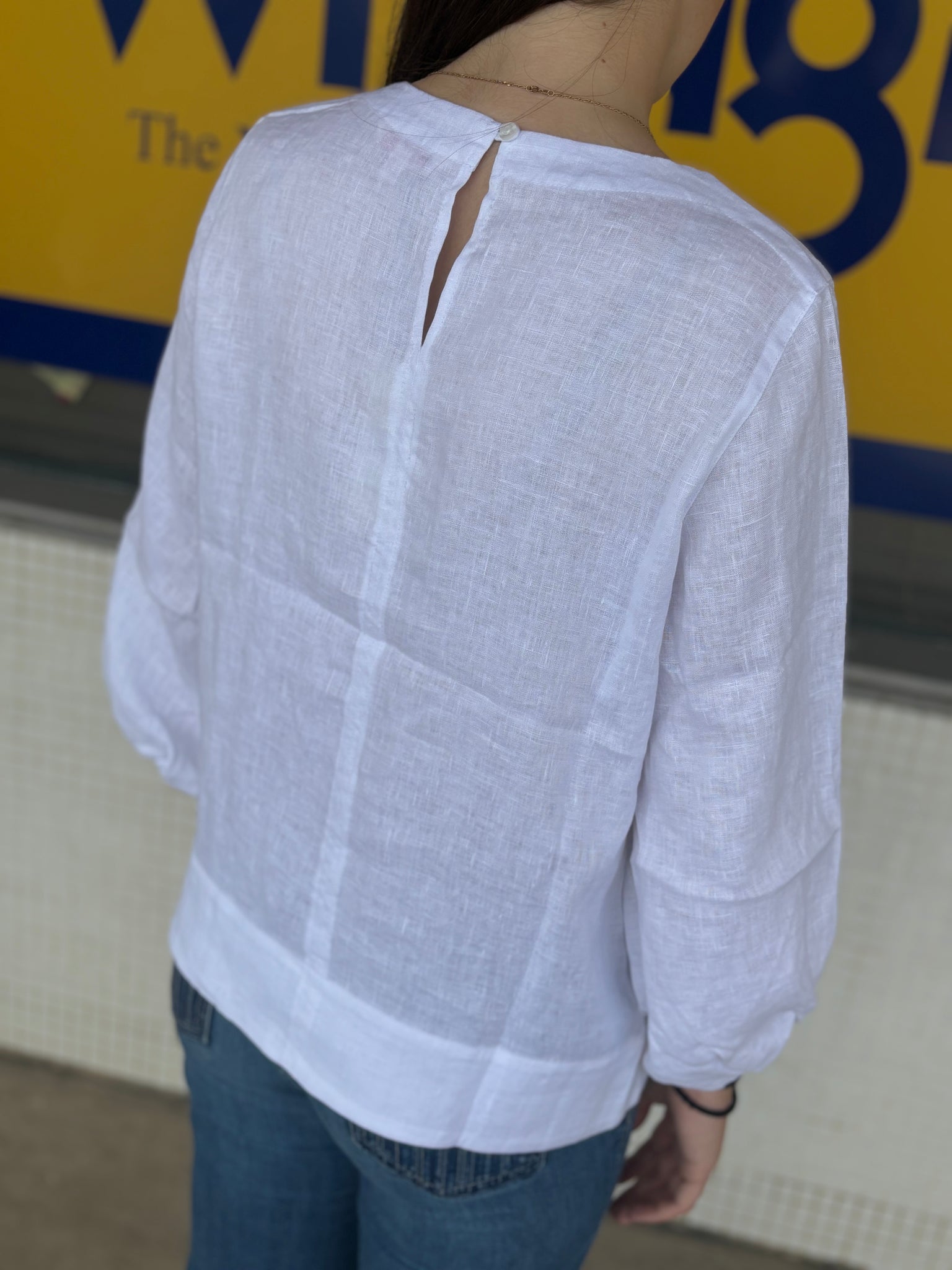 Corfu Summer Linen Shirt White