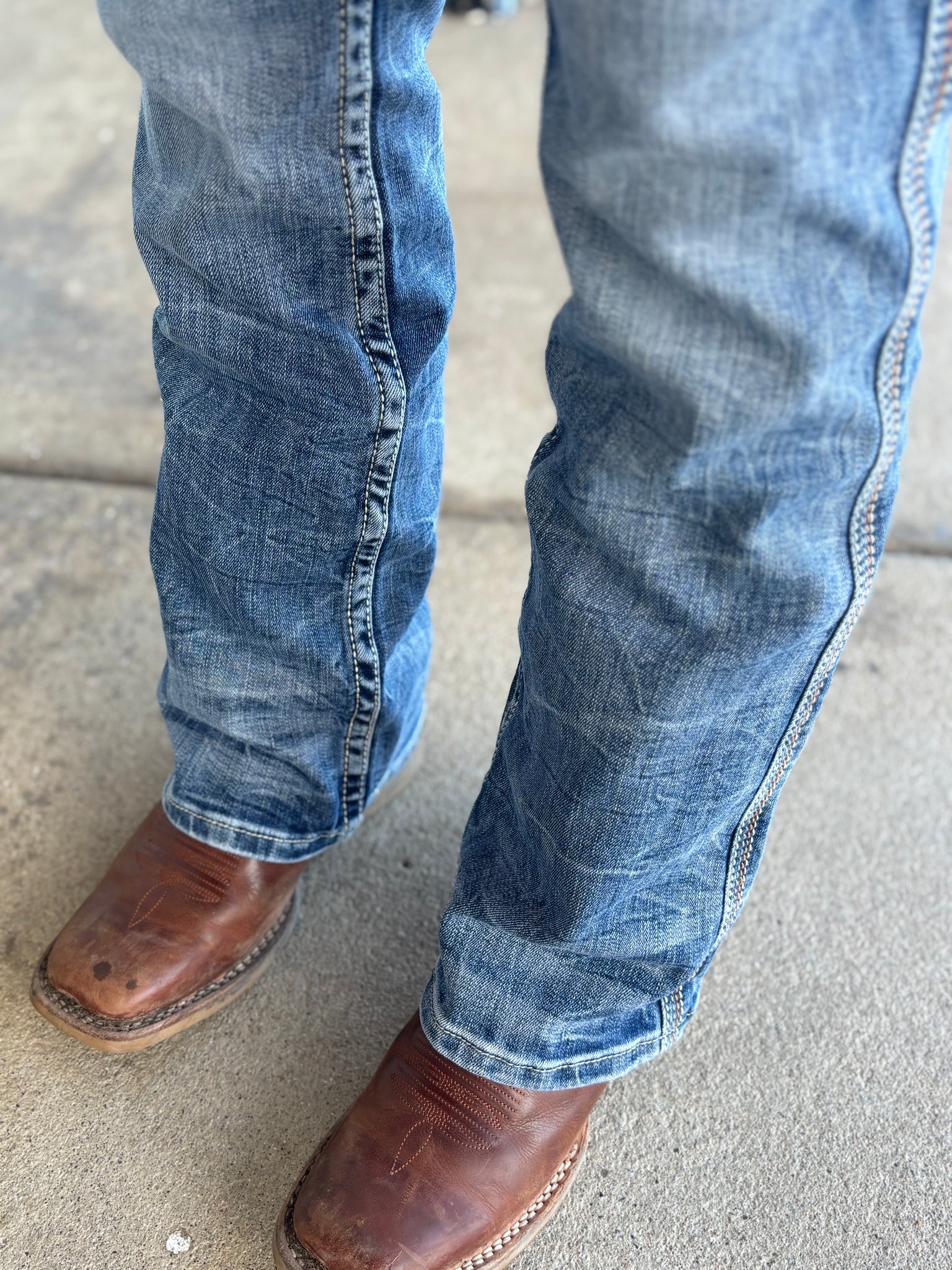 Cowgirl Tuff Ladies Dynamo Bootcut Jeans 35" Leg