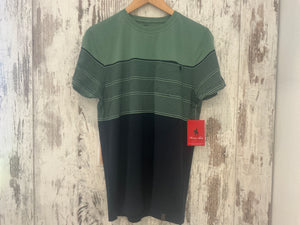 T5S1516010 Thomas Cook Mens Jason 1 Pocket S/S Tee Navy/Sage