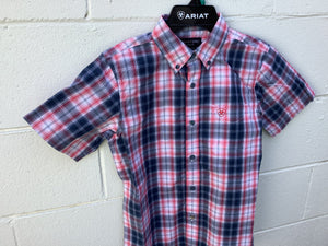 10044924 Ariat Boys Pro Series Olen Classic S/S Shirt