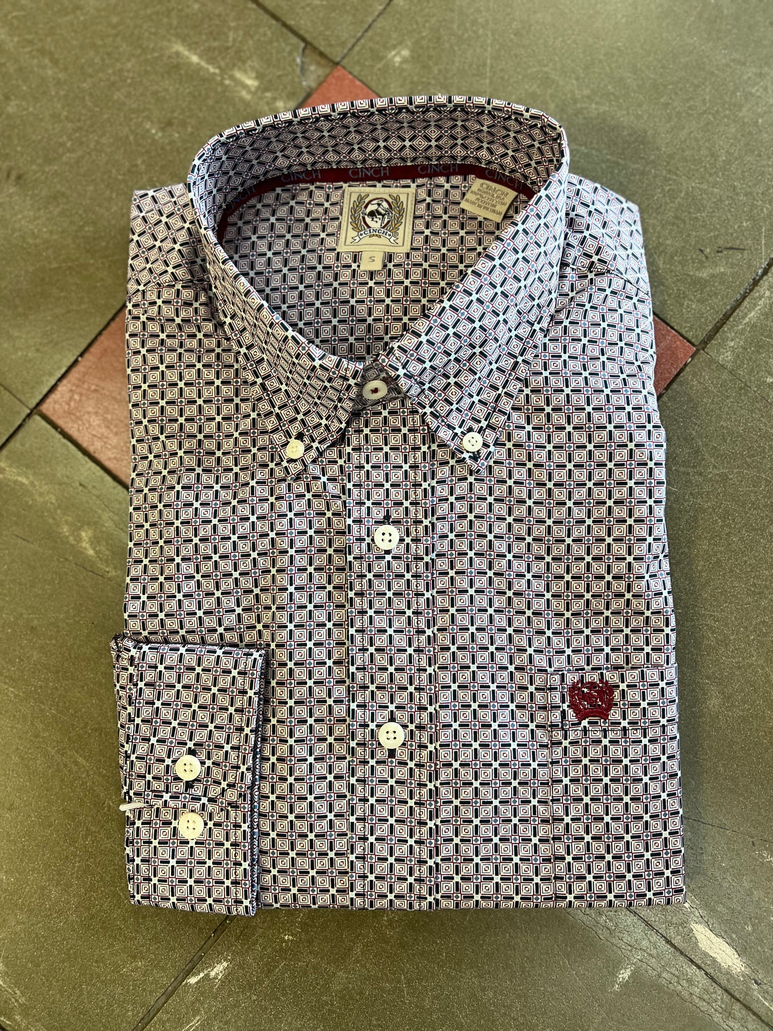 MTW1105619 Cinch Men's L/S Shirt Mul