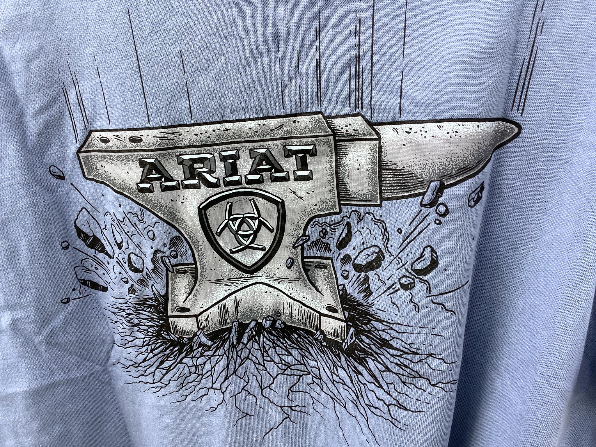 10043830 ARIAT MENS REBAR COTTON PRE-SHRUNK T-SHIRT