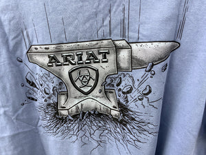 10043830 ARIAT MENS REBAR COTTON PRE-SHRUNK T-SHIRT