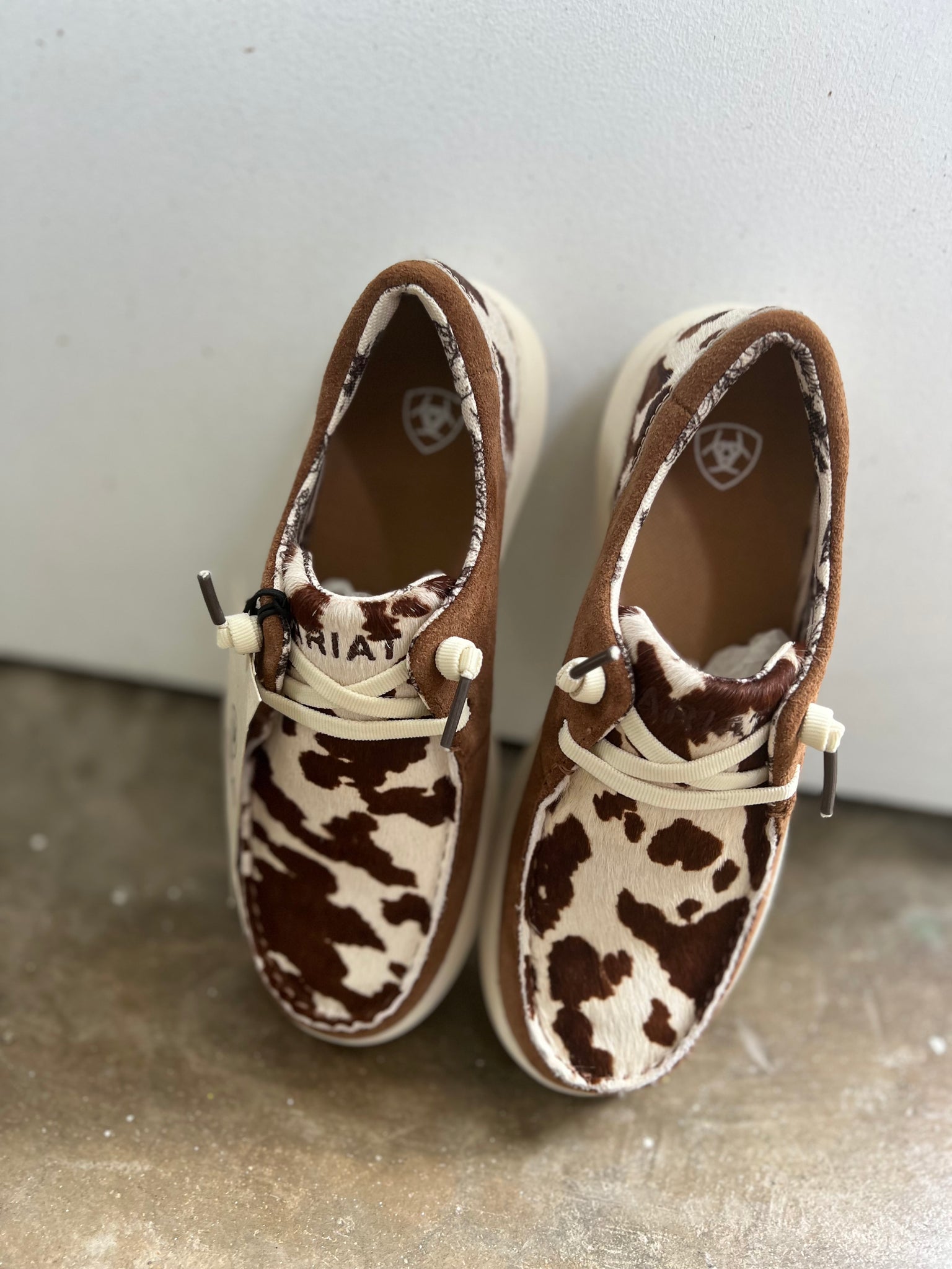 10050973 Ariat Ladies Hilo Ginger Suede/Cow Hair On
