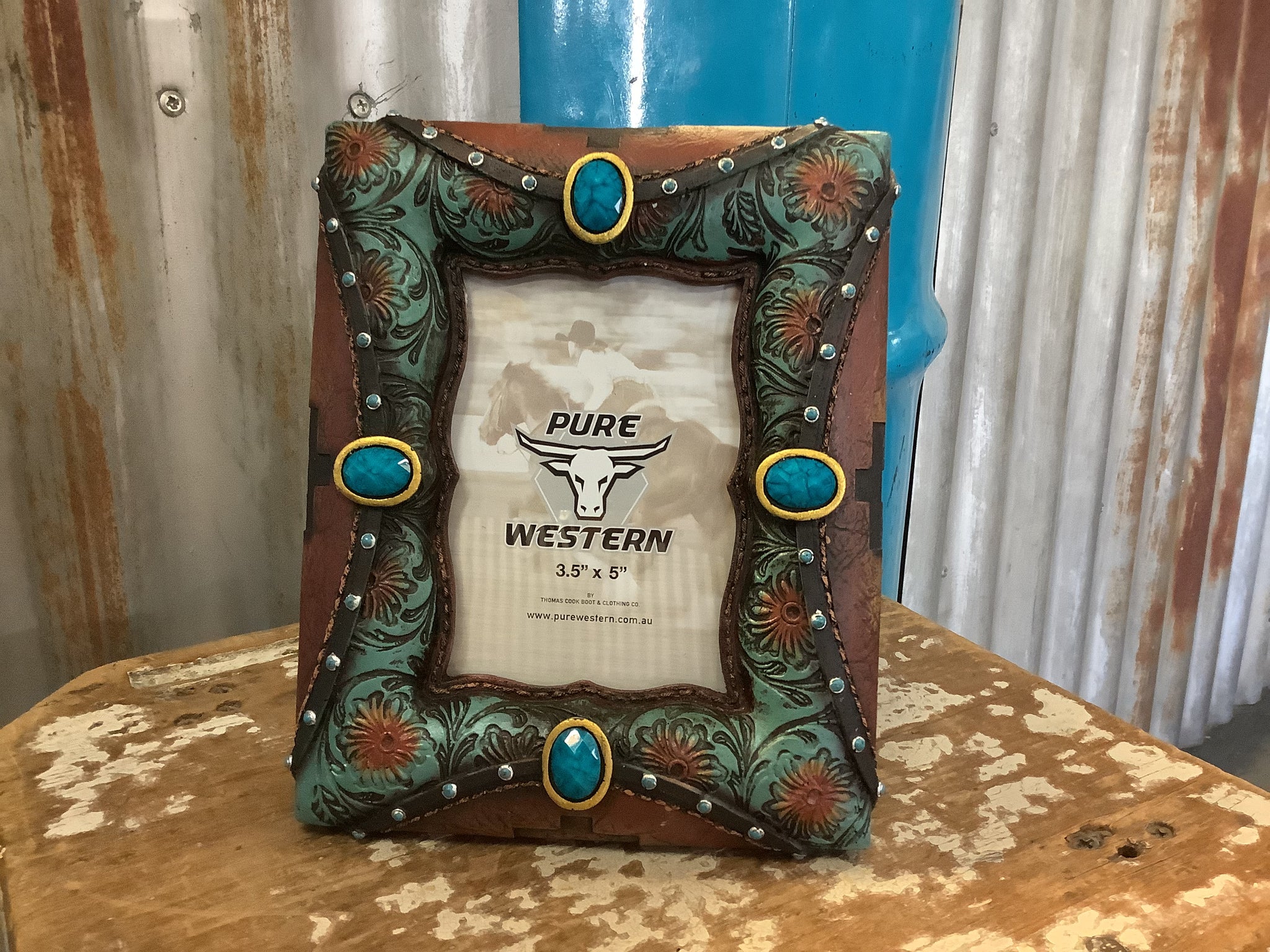 P3S1901GFT STUDDED PICTURE FRAME 3.5X5