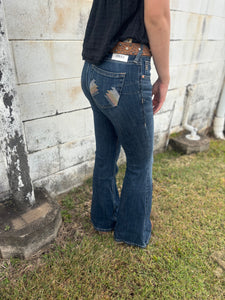 10048273 Ariat Ladies Perfect Rise Flare Leg 36" Leg Jean Paulina Florida