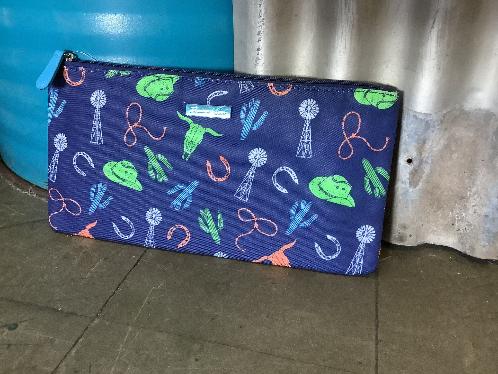 Thomas Cook Kids Finley Pencil Case-NAVY MULTI