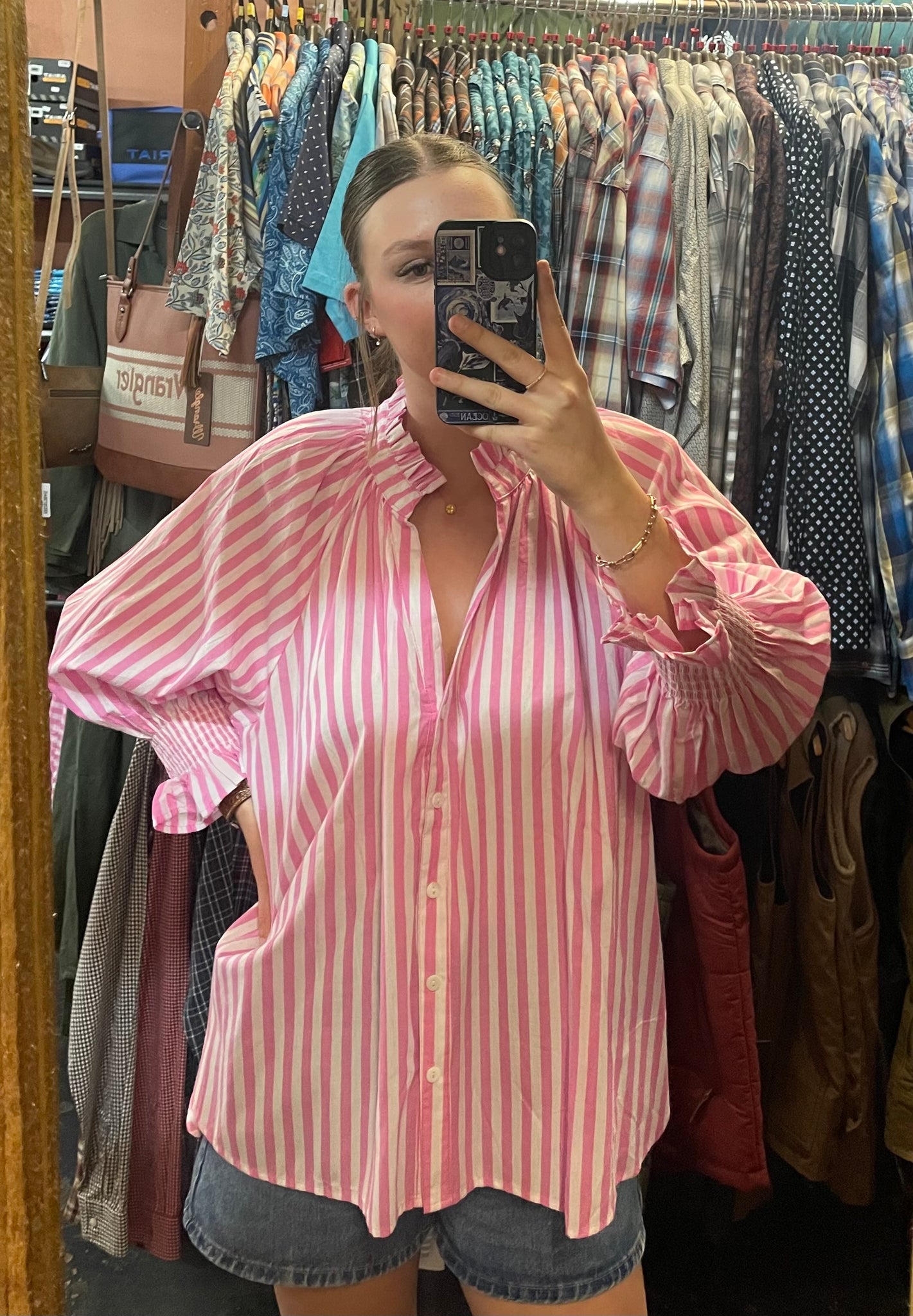 KL884 Kiik Luxe Ladies L/S Stripe