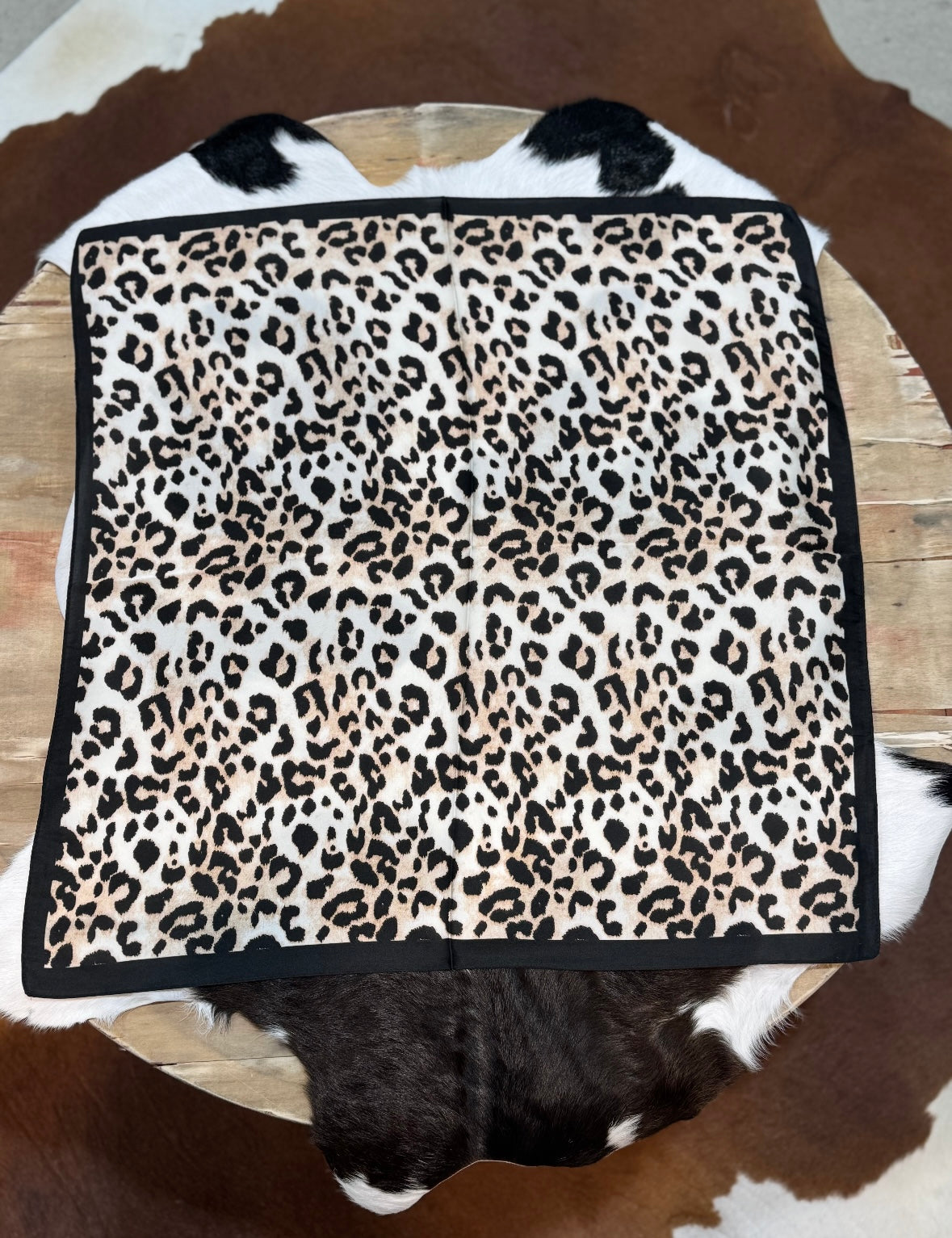 Wild Rag - AWS7293 Angels Whisper Leopard Patterned Lightweight Scarf