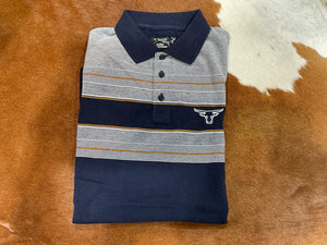 P5S1505079 Pure Western Mens Brad S/S Polo