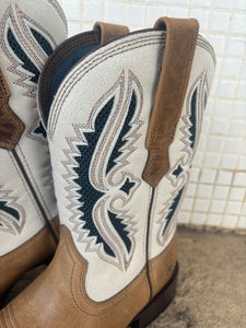 Ariat Mens Rowder Venttek Boots 360 Marbled Tan/White