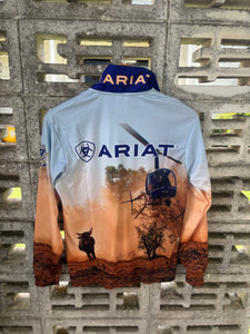2006CLSP Ariat Unisex Fishing Shirt Helimuster – LittleBit Country