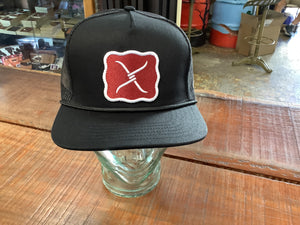W5W1902 Twisted X Large Buckle HP Trucker Cap Black
