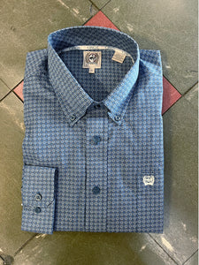 MTW1105629 Cinch Men's L/S Shirt Blu