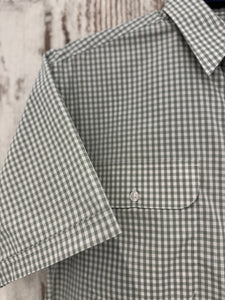 BS20394 Bisley Mens S/S Shirt Light Green Check