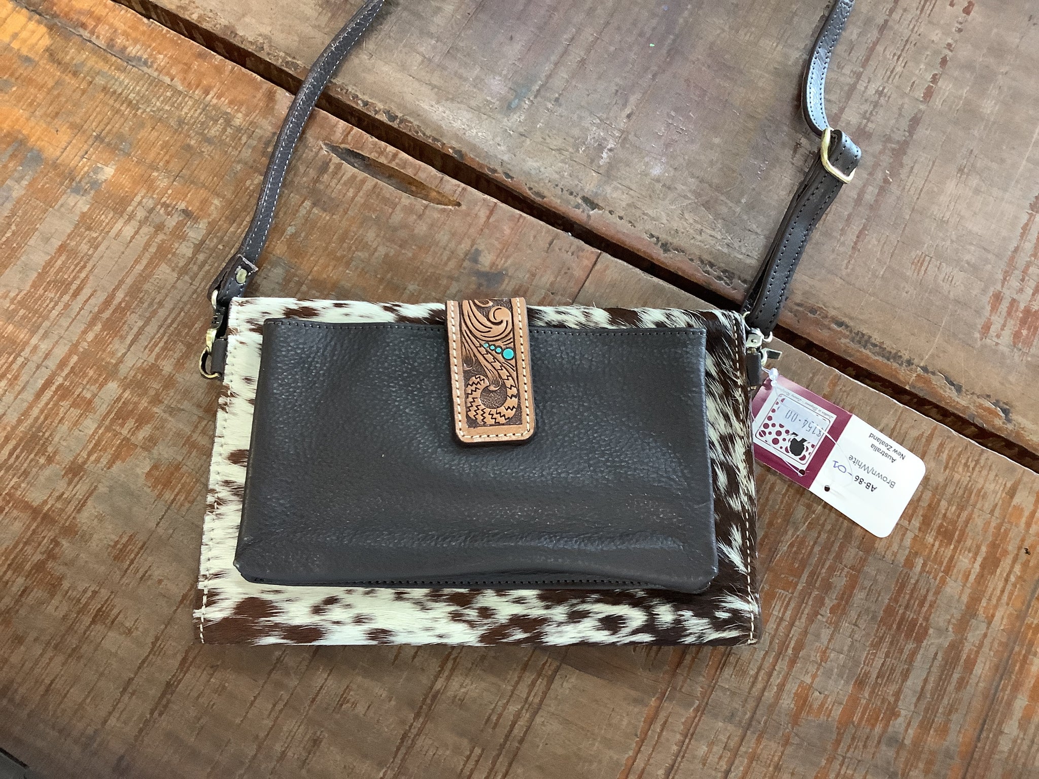AB-86-01 Cowhide Sunflower Wallet/Handbag