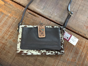 AB-86-01 Cowhide Sunflower Wallet/Handbag