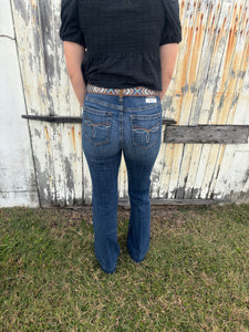 10048275 Ariat Ladies High Rise Slim Trouser 34" Leg Jean Juliana Siren