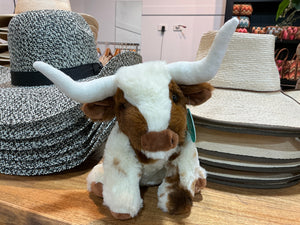 MRLH0007 Texas Longhorn Highland Medium Soft Toy Cow - 23cm