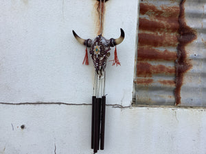 P3S1932GFT STEER HEAD WIND CHIME
