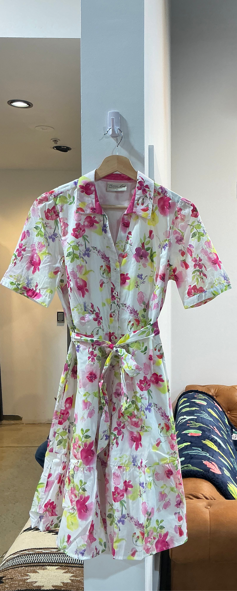 T5S2413102 Thomas Cook Ladies Flora Dress Pink/Multi
