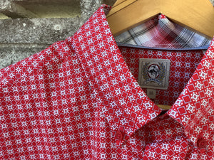 MTW1105768 Cinch Men's Long Sleeve Shirt Red