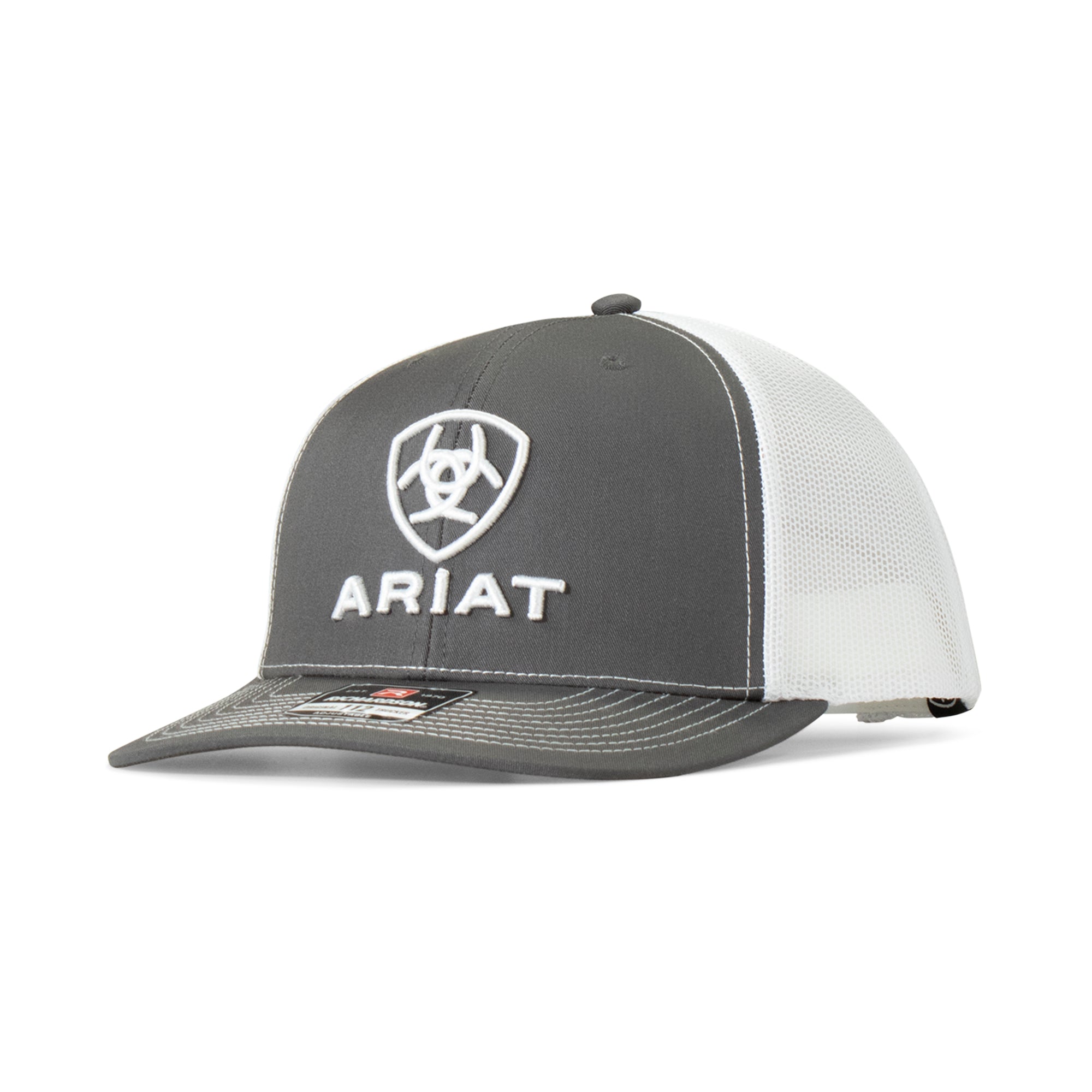 Ariat Mens 112 Cap Grey/White