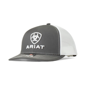 Ariat Mens 112 Cap Grey/White