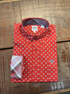 MTW1105651 Cinch Mens L/S Shirt Red