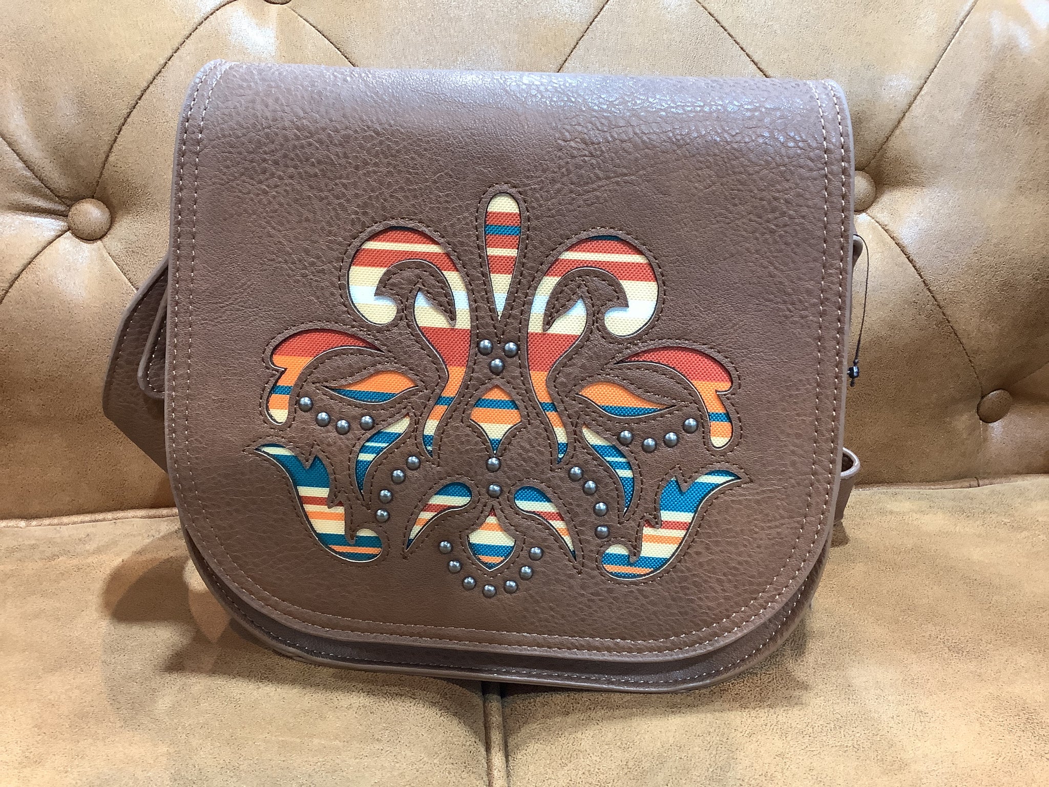 P5S2973BAG Pure Western Halley Bag Tan
