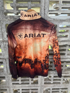 2005CLSP Ariat Unisex Fishing Shirt Cattle Muster