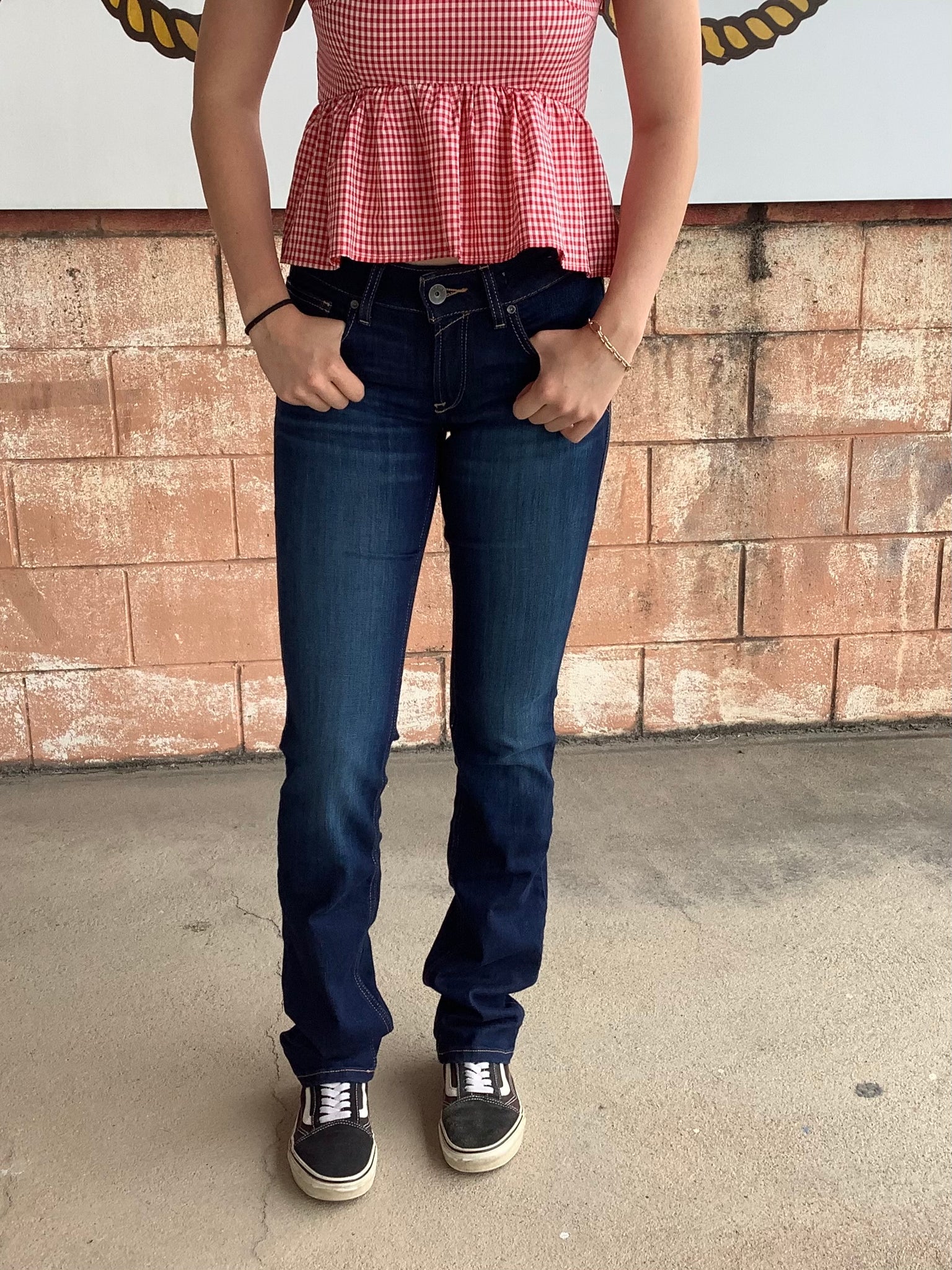 10051608 Ariat Ladies Mid Rise Straight Long Leg - Romana Pennsylvania