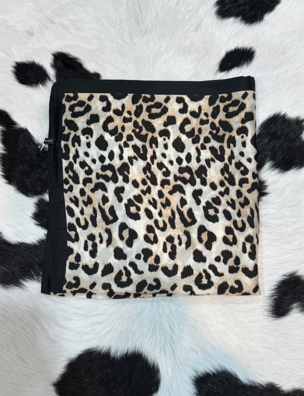 Wild Rag - AWS7293 Angels Whisper Leopard Patterned Lightweight Scarf